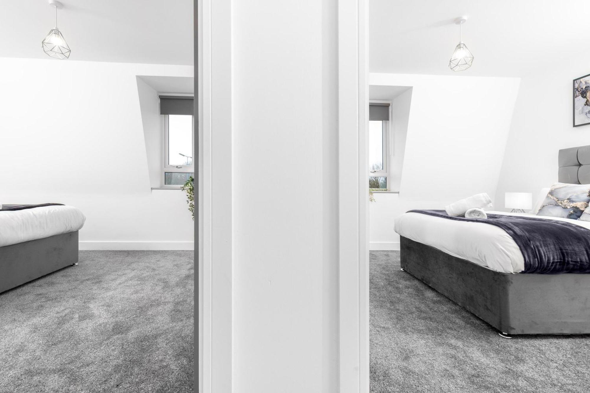 Stylish 2 Bedroom Apartment - Balcony - Secure Parking - Top Rated - 5Mc Birmingham Kültér fotó